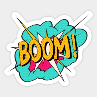 Boom - Comic Style Sticker